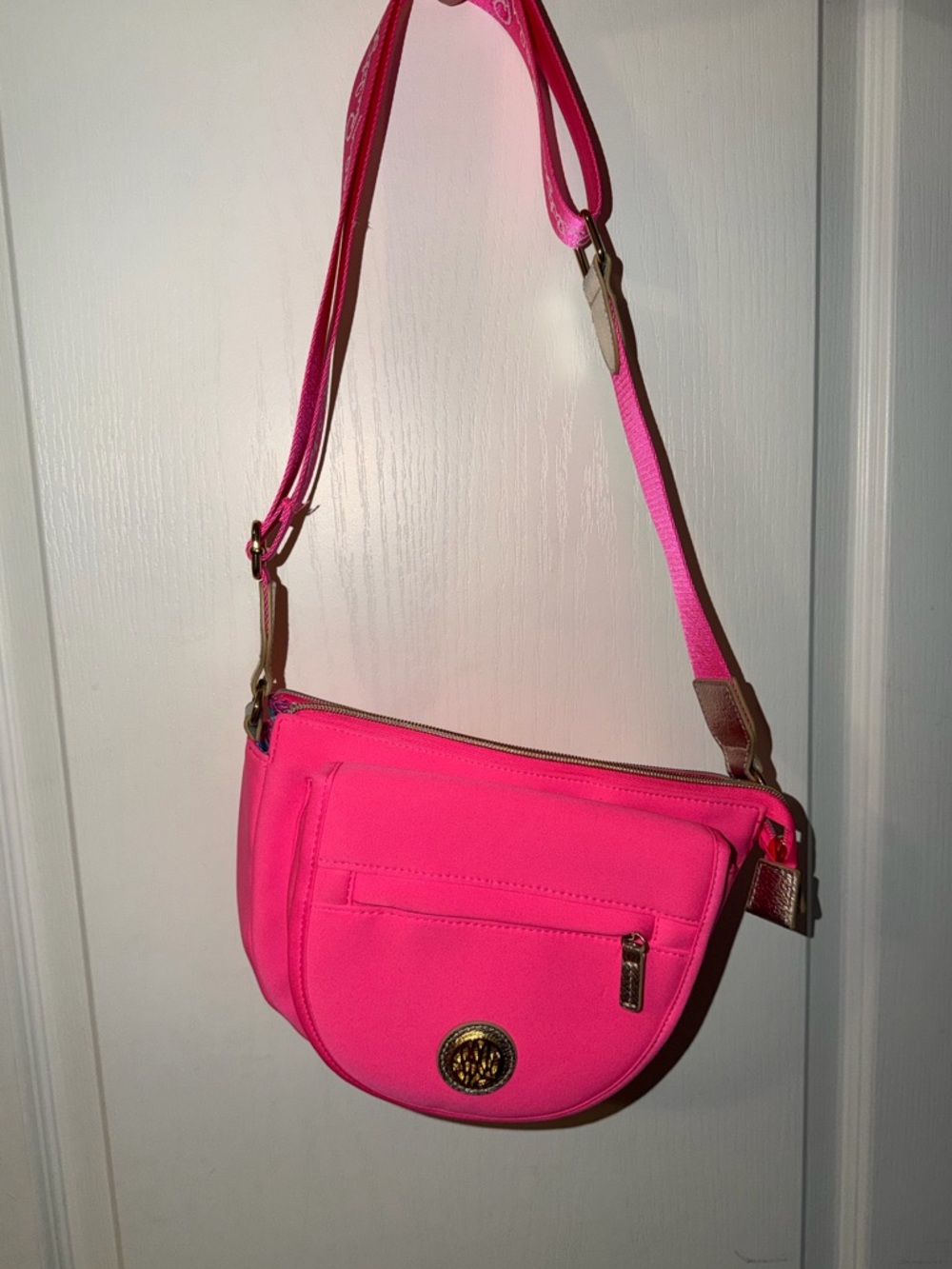 Lilly Pulitzer Hot Pink Neoprene Bag